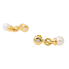 Boucles d'oreilles en or jaune et diamant - Castafiore