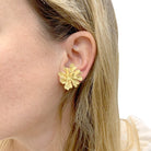 Boucles d'oreilles HERMÈS, or jaune - Castafiore