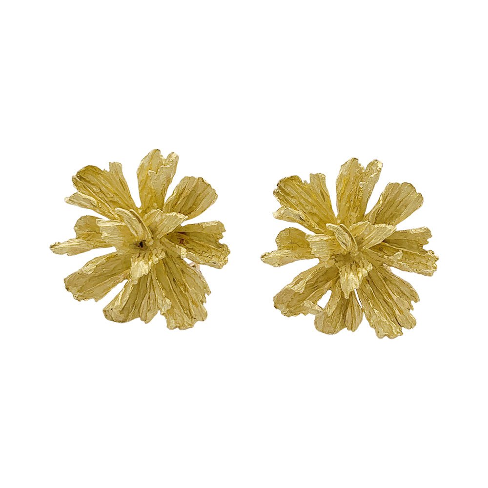 Boucles d'oreilles HERMÈS, or jaune - Castafiore