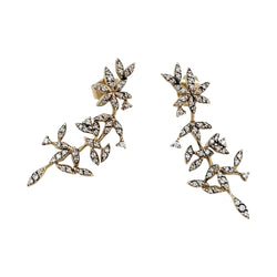 Boucles d'oreilles H.Stern, "Nature", or, diamants. - Castafiore