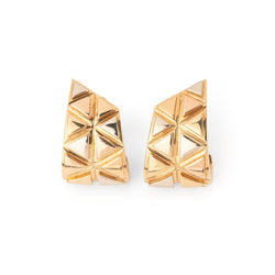 Boucles d'oreilles MARINA B en or blanc et or jaune - Castafiore