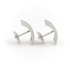 Boucles d'oreilles MAUBOUSSIN "Le Premier Jour", en or blanc - Castafiore