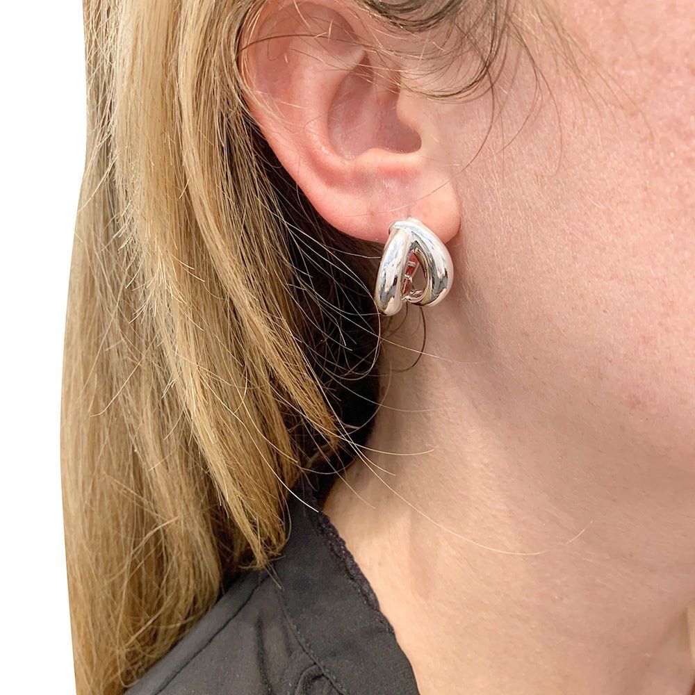 Boucles d'oreilles MAUBOUSSIN, "Twins", or blanc - Castafiore