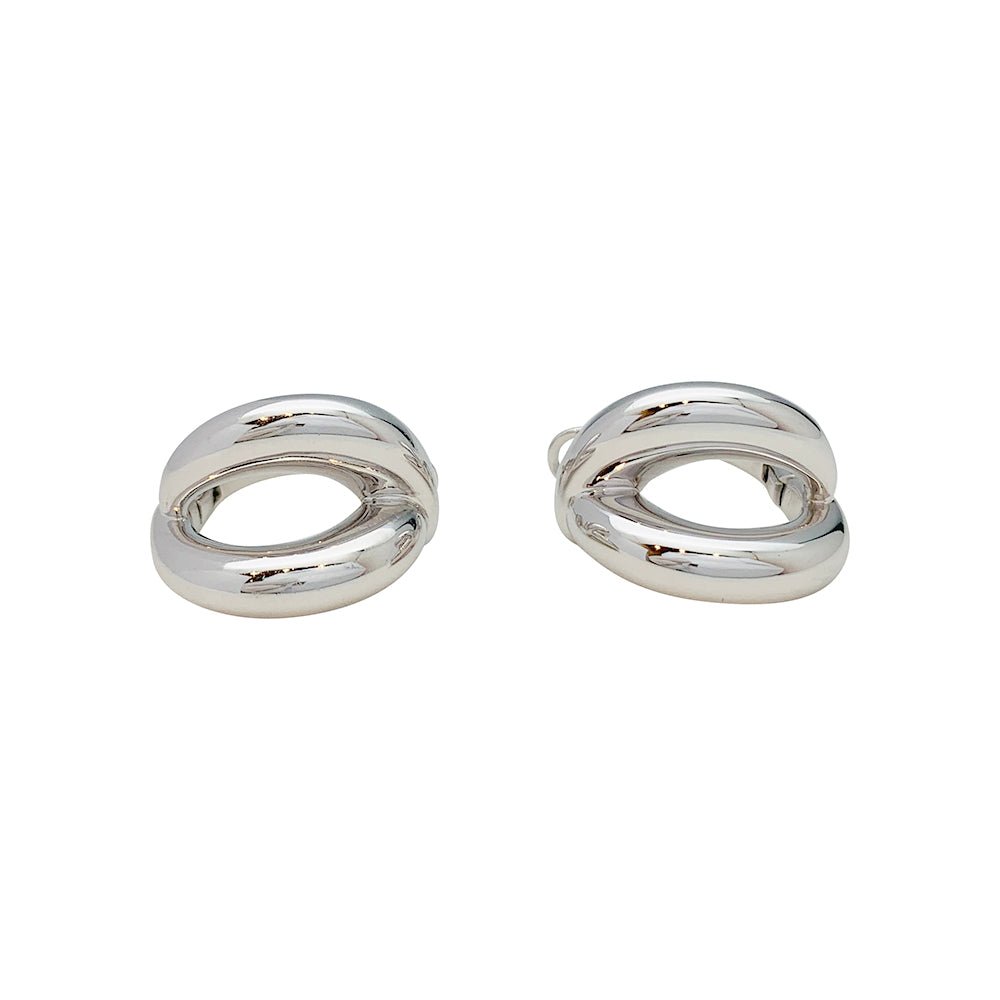Boucles d'oreilles MAUBOUSSIN, "Twins", or blanc - Castafiore