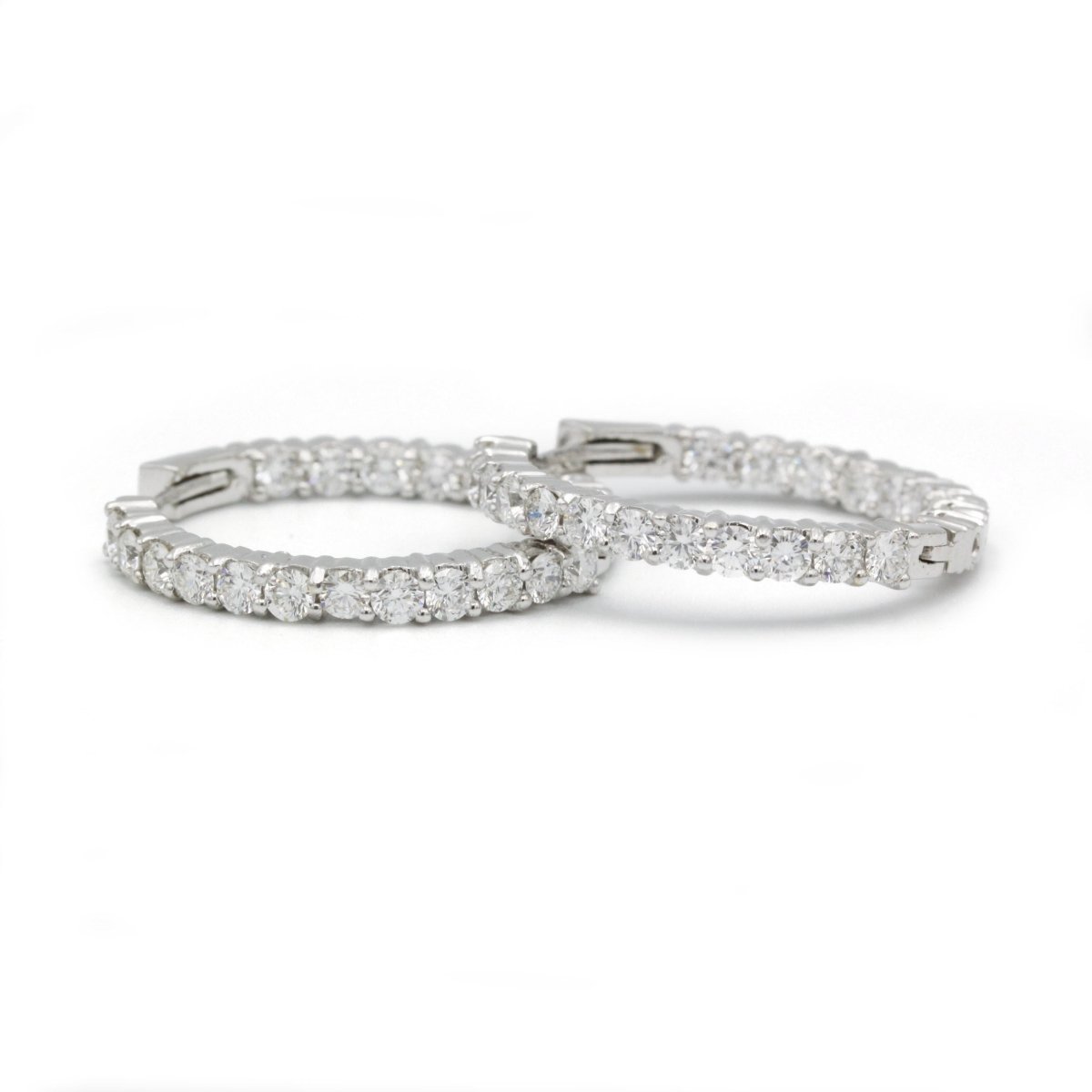 Boucles D'Oreilles - Or Et Diamants - Castafiore