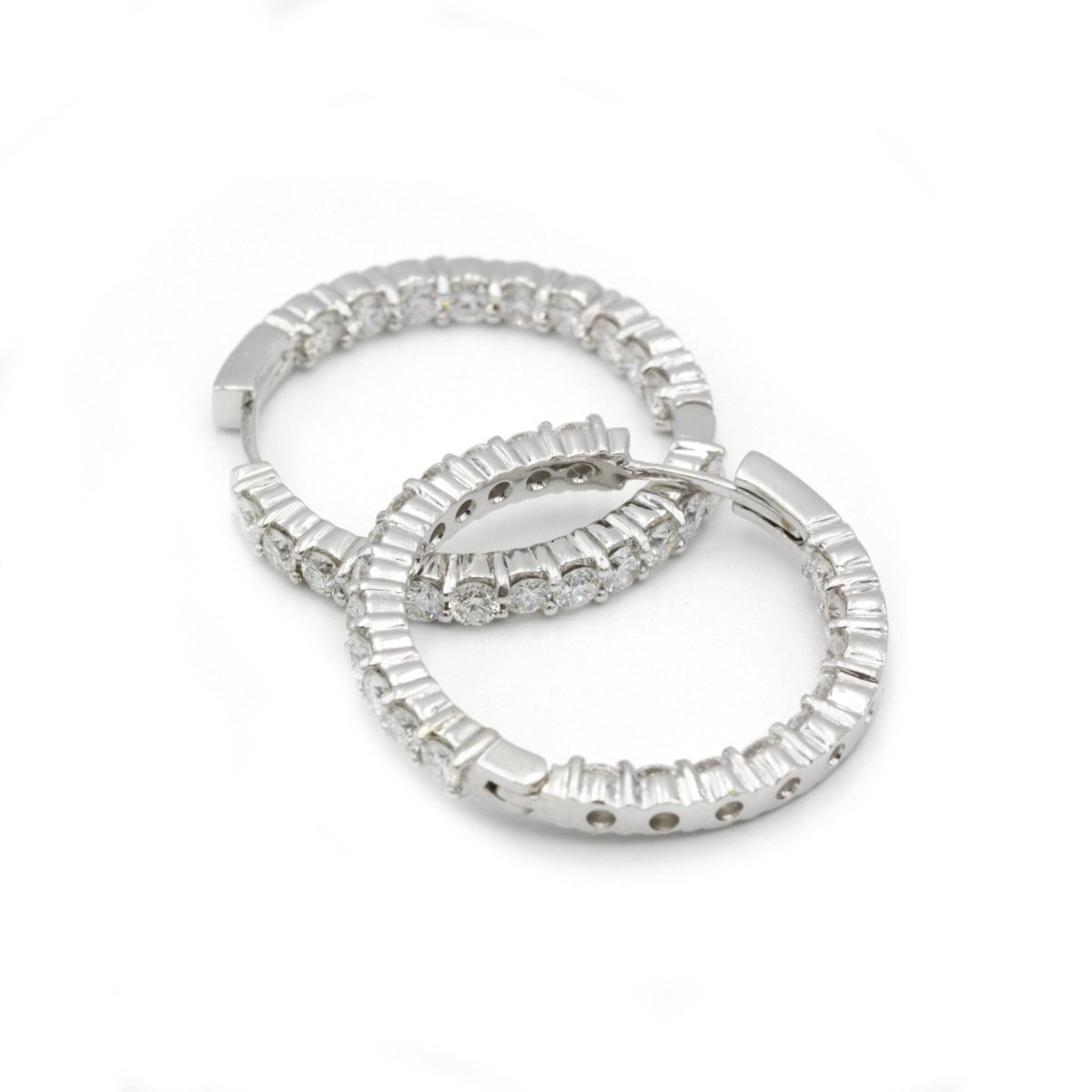 Boucles D'Oreilles - Or Et Diamants - Castafiore