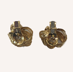 Boucles d'oreilles Or jaune 18k Saphirs - Castafiore
