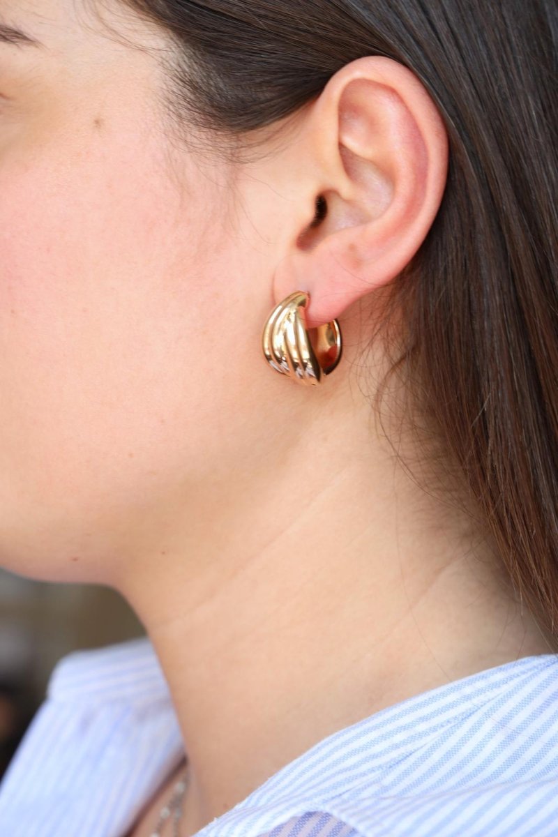 Boucles d'oreilles Or jaune - Castafiore