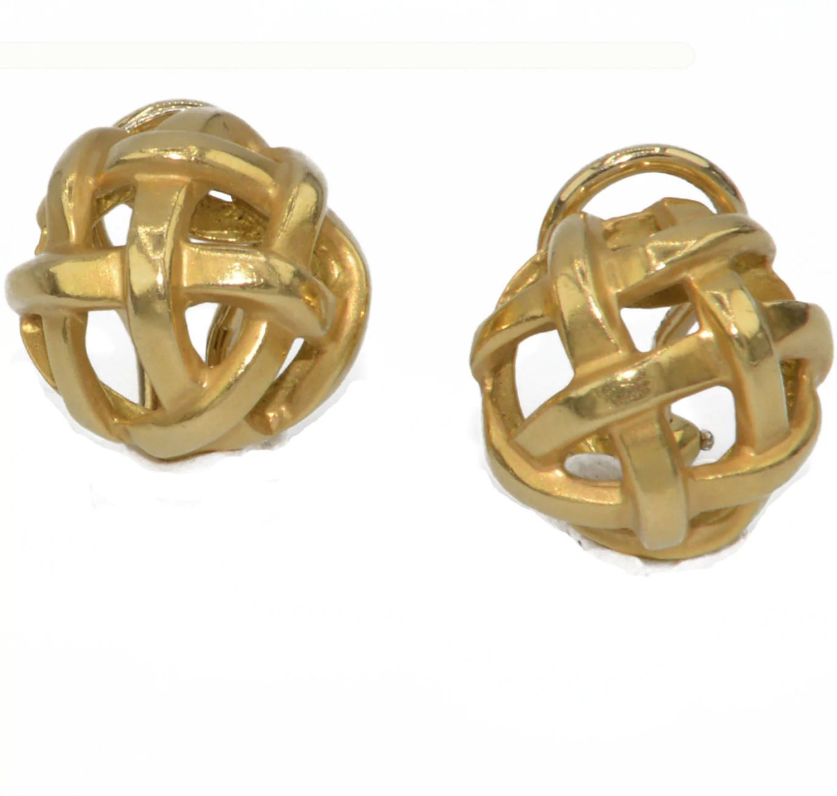 Boucles d'oreilles or jaune Angela Cummings pour Tiffany - Castafiore