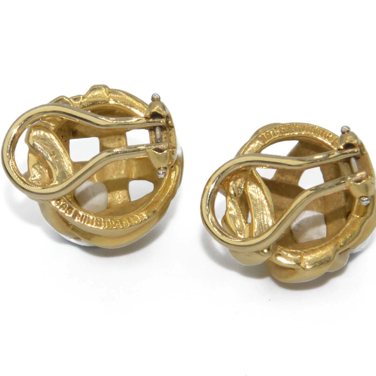 Boucles d'oreilles or jaune Angela Cummings pour Tiffany - Castafiore