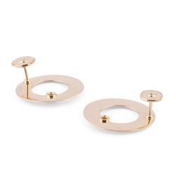 Boucles d'oreilles or jaune de la maison Dinh Van - Castafiore