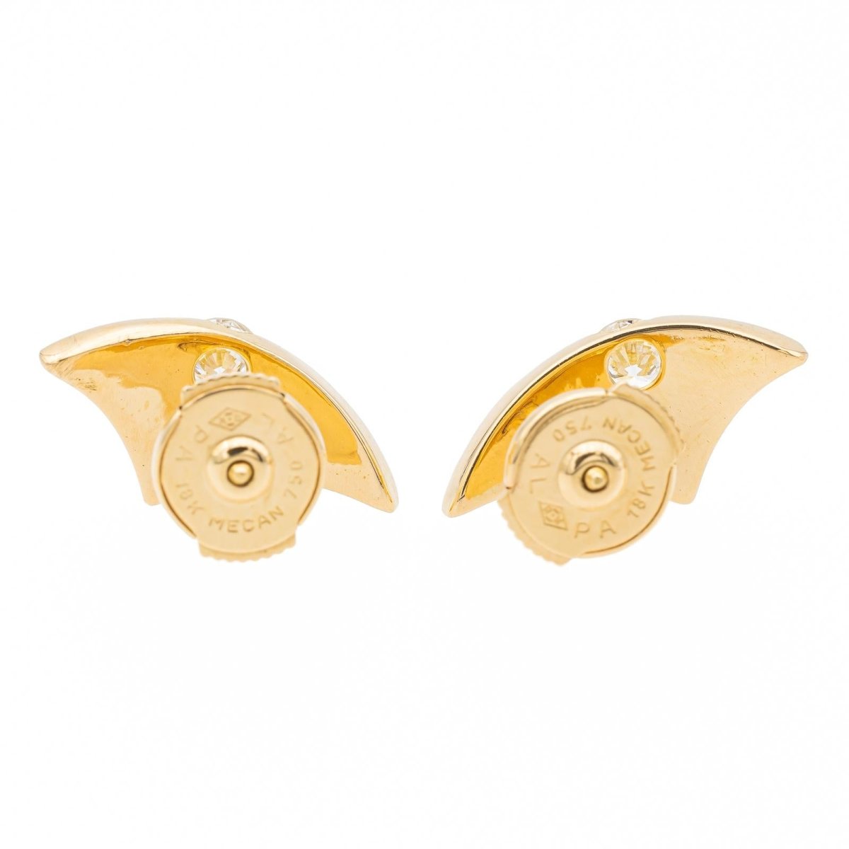 Boucles d'oreilles Or jaune Diamant - Castafiore