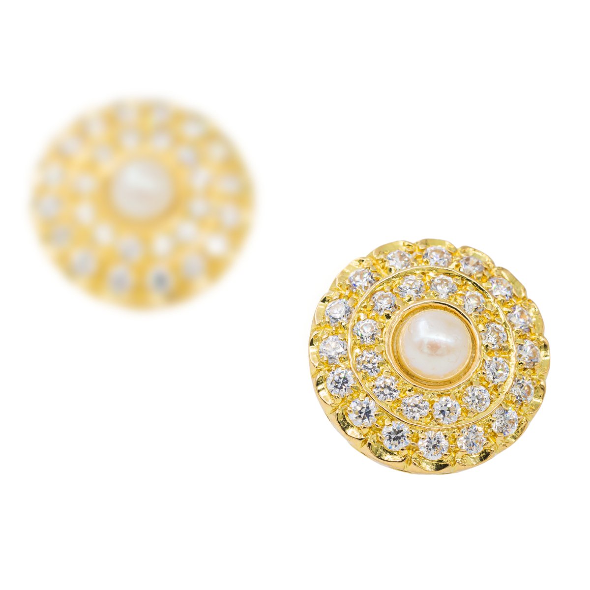 Boucles d'oreilles Or jaune Diamant - Castafiore