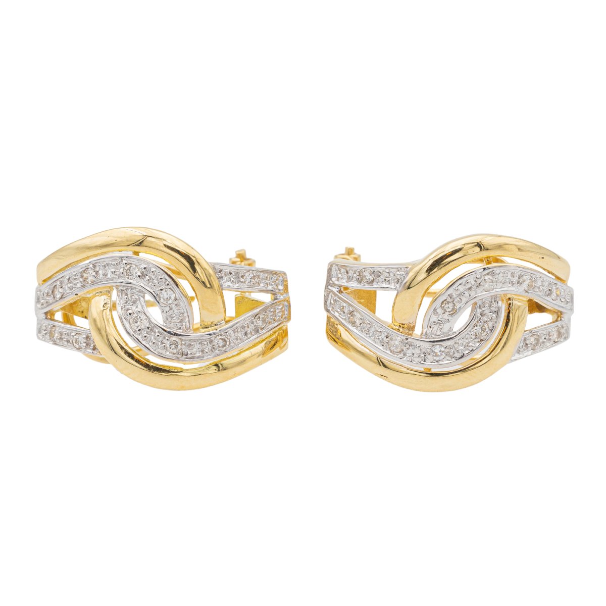 Boucles d'oreilles Or jaune Diamant - Castafiore