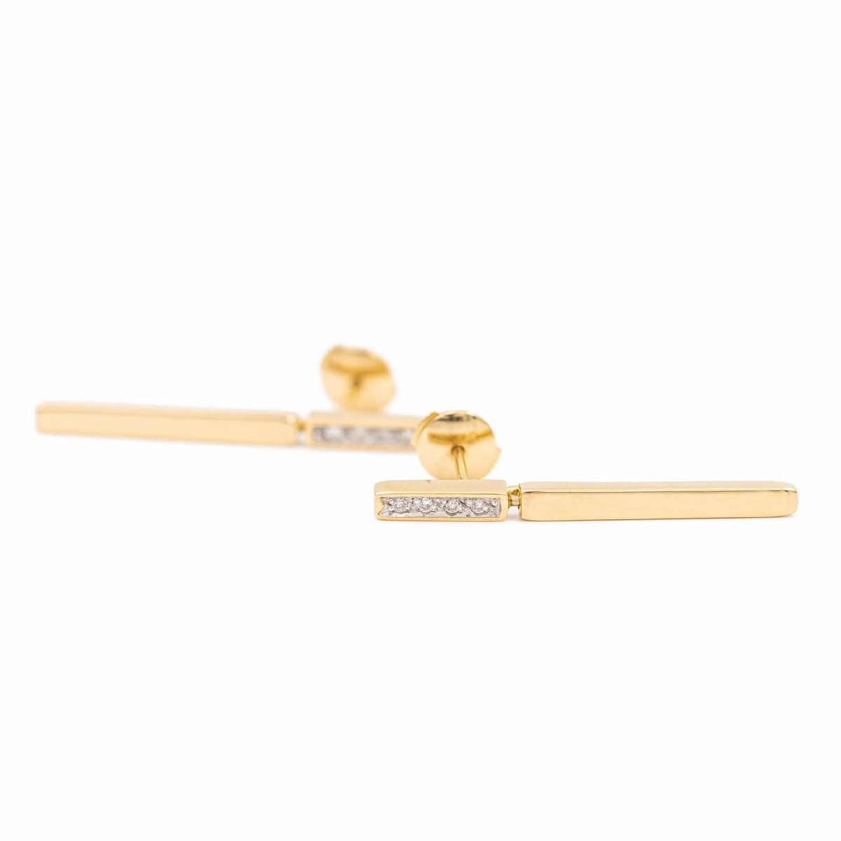 Boucles d'oreilles Or jaune Diamant - Castafiore