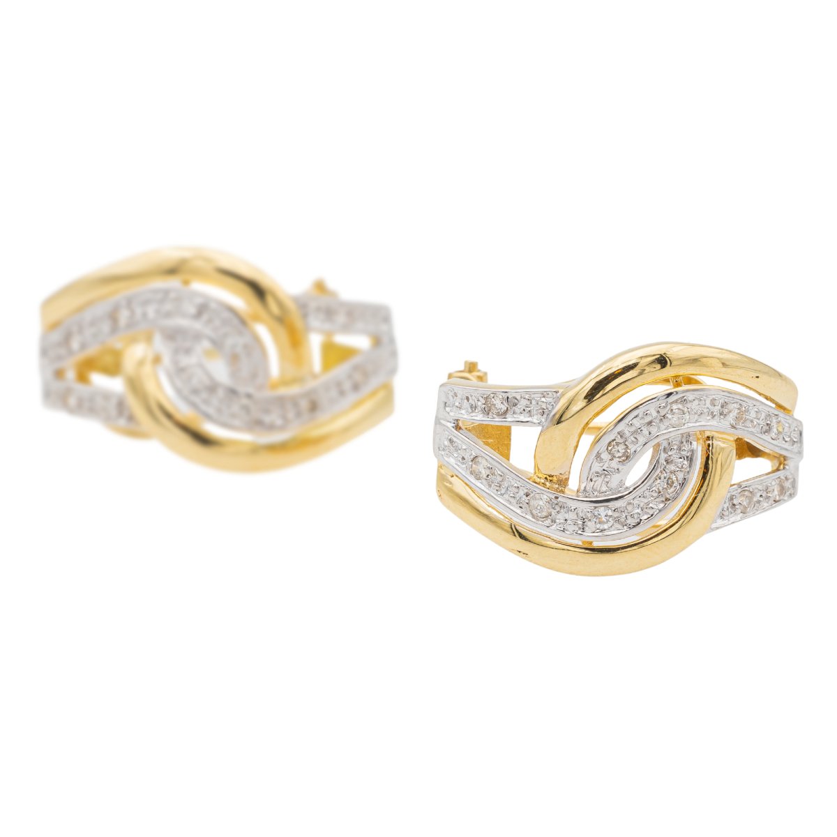 Boucles d'oreilles Or jaune Diamant - Castafiore