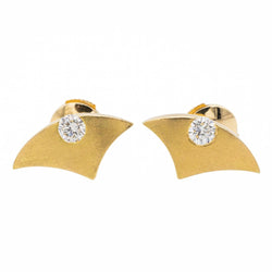 Boucles d'oreilles Or jaune Diamant - Castafiore