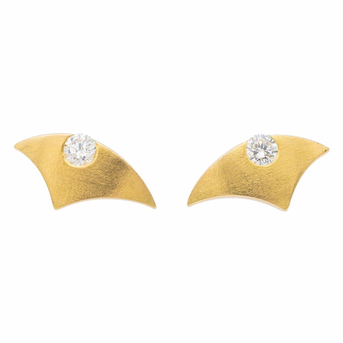 Boucles d'oreilles Or jaune Diamant - Castafiore