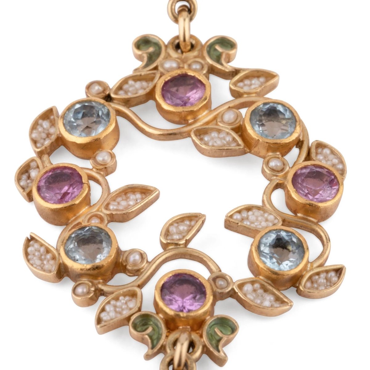 Boucles d'oreilles or jaune formant de fleurs du créateur Papi Percossi - Castafiore