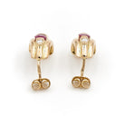 Boucles d'oreilles Or jaune Rubis - Castafiore