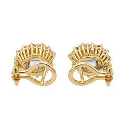 Boucles d'oreilles Or jaune Saphir - Castafiore