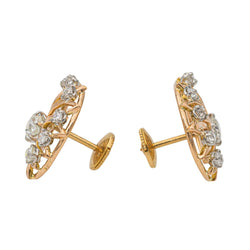 Boucles d'oreilles Or rose Diamant - Castafiore
