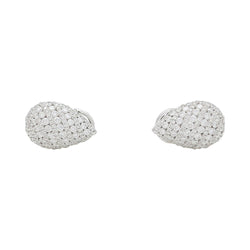 Boucles d'oreilles pavage diamants - Castafiore