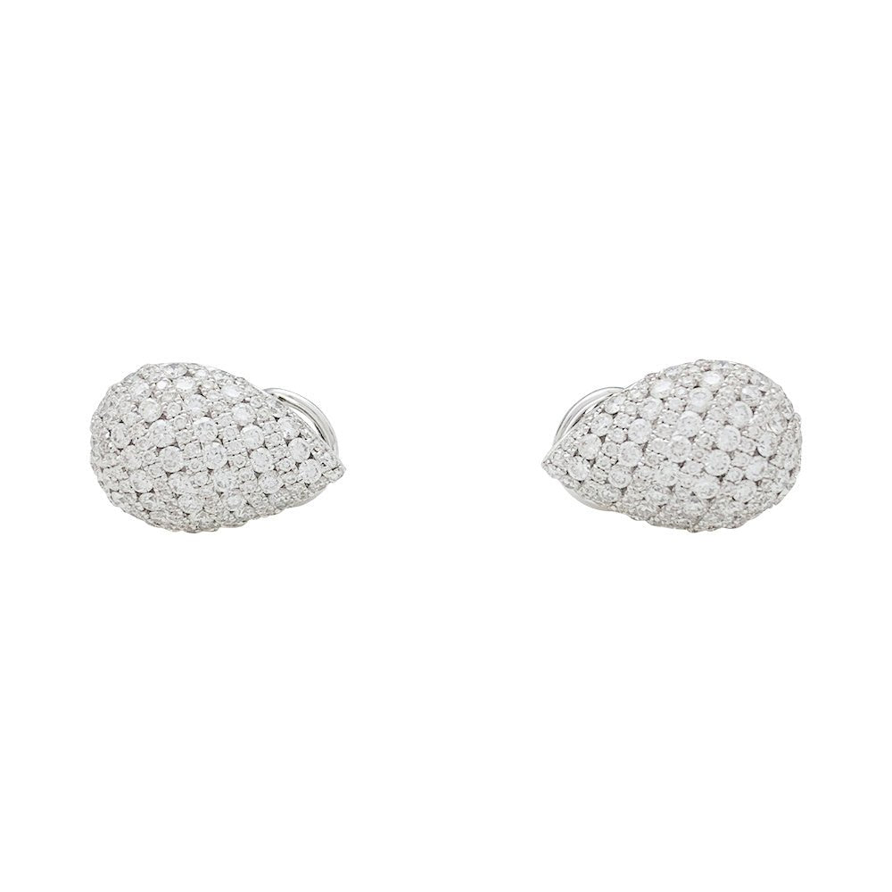 Boucles d'oreilles pavage diamants - Castafiore