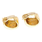 Boucles d'oreilles Poiray, or jaune, diamants bruns. - Castafiore