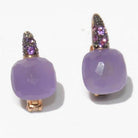 Boucles d'oreilles Pomellato capri en jade lilas - Castafiore