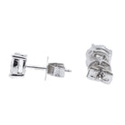 Boucles d'oreilles Puces en or blanc et diamant - Castafiore