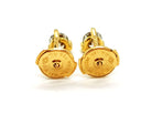 Boucles d'oreilles Puces en or jaune et diamants - Castafiore