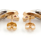 Boucles d'oreilles Puces GUY LAROCHE en 2 ors, rubis et diamants - Castafiore