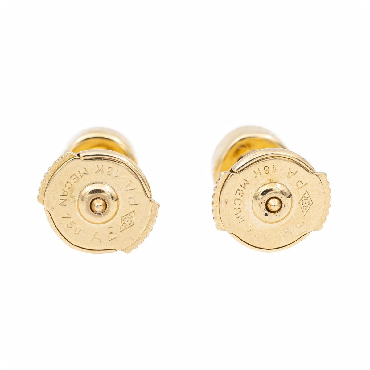 Boucles d'oreilles Puces Or jaune Diamant - Castafiore