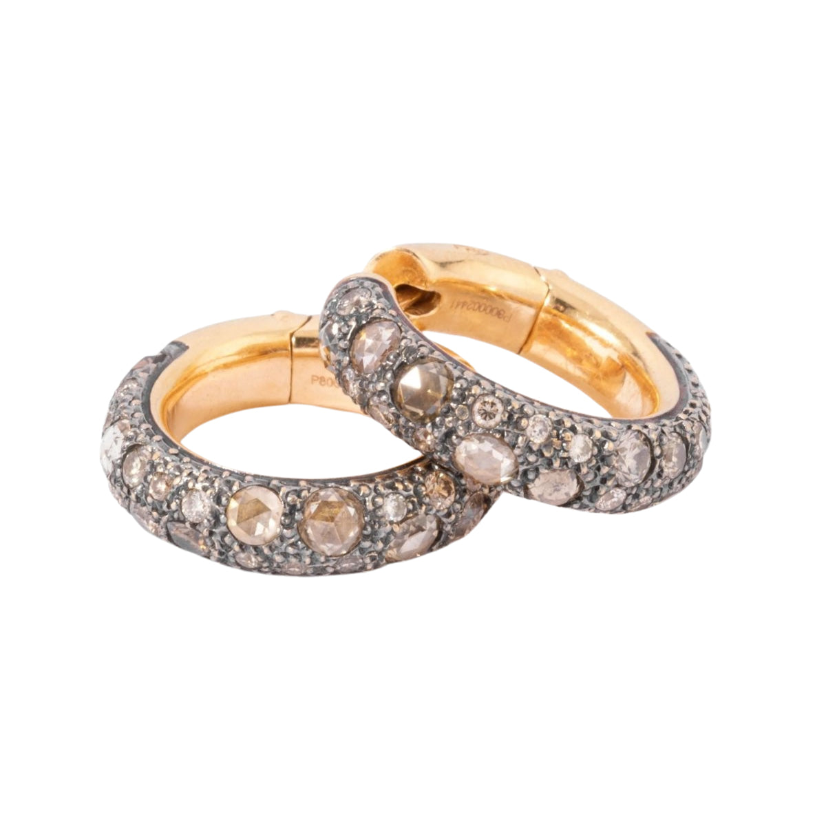 Boucles d'oreilles signées de la maison italienne Pomellato,modèle Tango - Castafiore