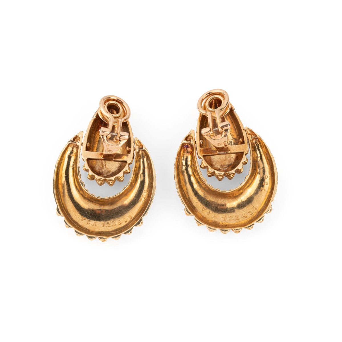 Boucles d'oreilles VAN CLEEF & ARPELS en or jaune - Castafiore