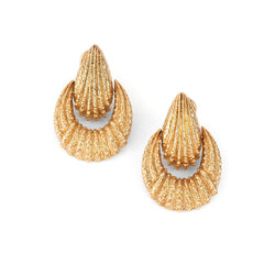 Boucles d'oreilles VAN CLEEF & ARPELS en or jaune - Castafiore