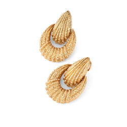Boucles d'oreilles VAN CLEEF & ARPELS en or jaune - Castafiore