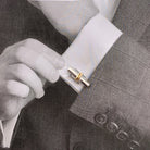 Boutons de manchette Cartier 3 ors, bâtonnets interchangeables - Castafiore