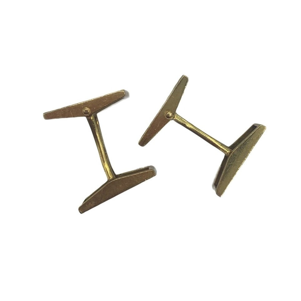 Boutons de manchette en or jaune - Castafiore