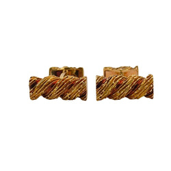 Boutons de manchette VAN CLEEF & ARPELS en or jaune - Castafiore