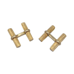 Boutons de manchette VAN CLEEF & ARPELS en or jaune - Castafiore