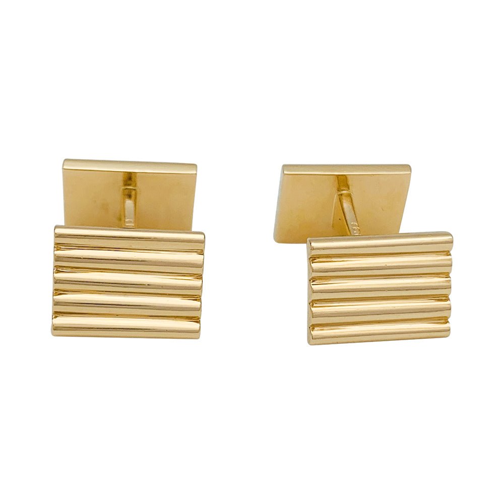Boutons de manchette vintage Van Cleef & Arpels or jaune - Castafiore