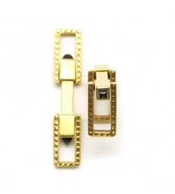 Boutons de manchettes - Or et saphirs - Castafiore