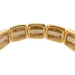 Bracelert en or jaune et brillants - Castafiore