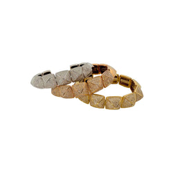 Bracelert en or jaune et brillants - Castafiore