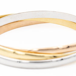 Bracelet 3 ors Or blanc - Castafiore