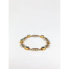 Bracelet ancien XIXe en or, saphirs et perles fines - Castafiore