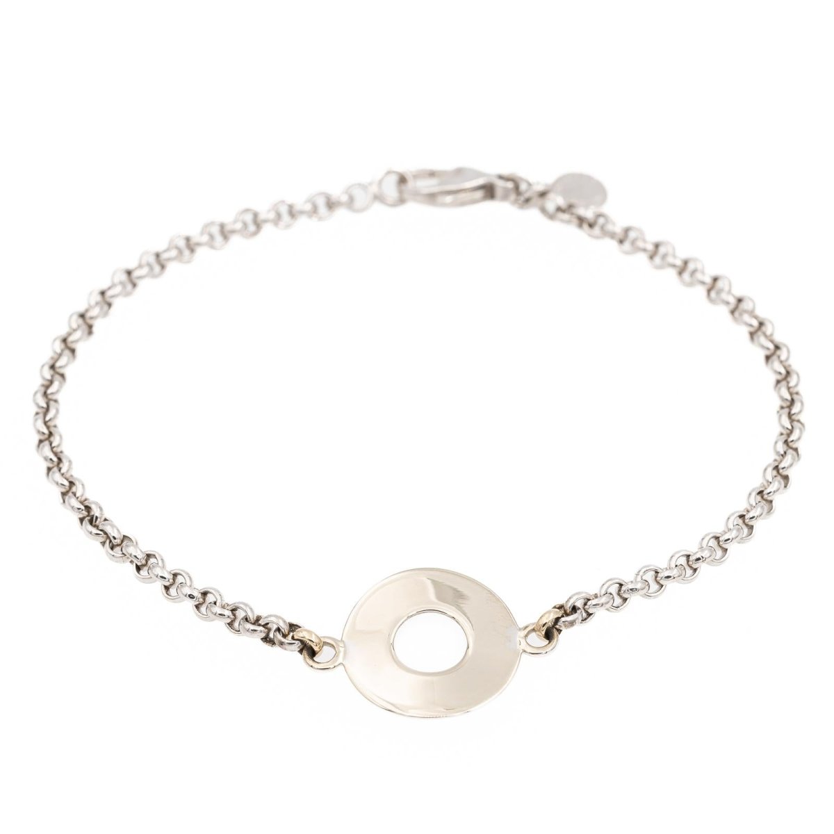 Bracelet Arthus Bertrand pastille en or blanc - Castafiore