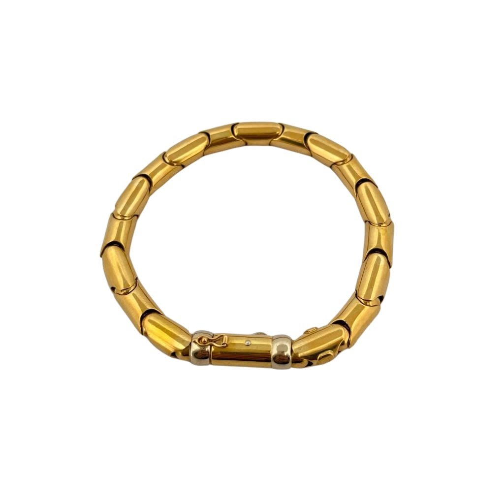 Bracelet articulé en or jaune - Castafiore